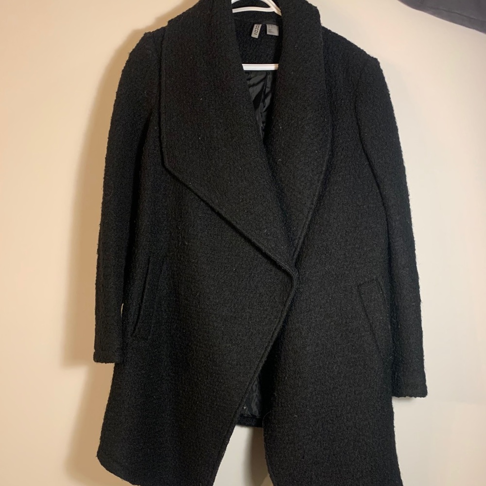 H&M Black Wool Coat
